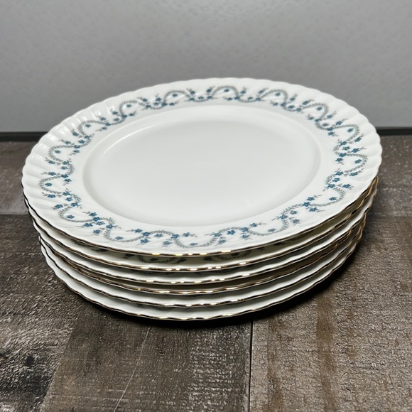 Vintage 40's Royal Tettau Germany Fine Porcelain Dinner Plates Hand Painted Rare - Picture 1 of 6